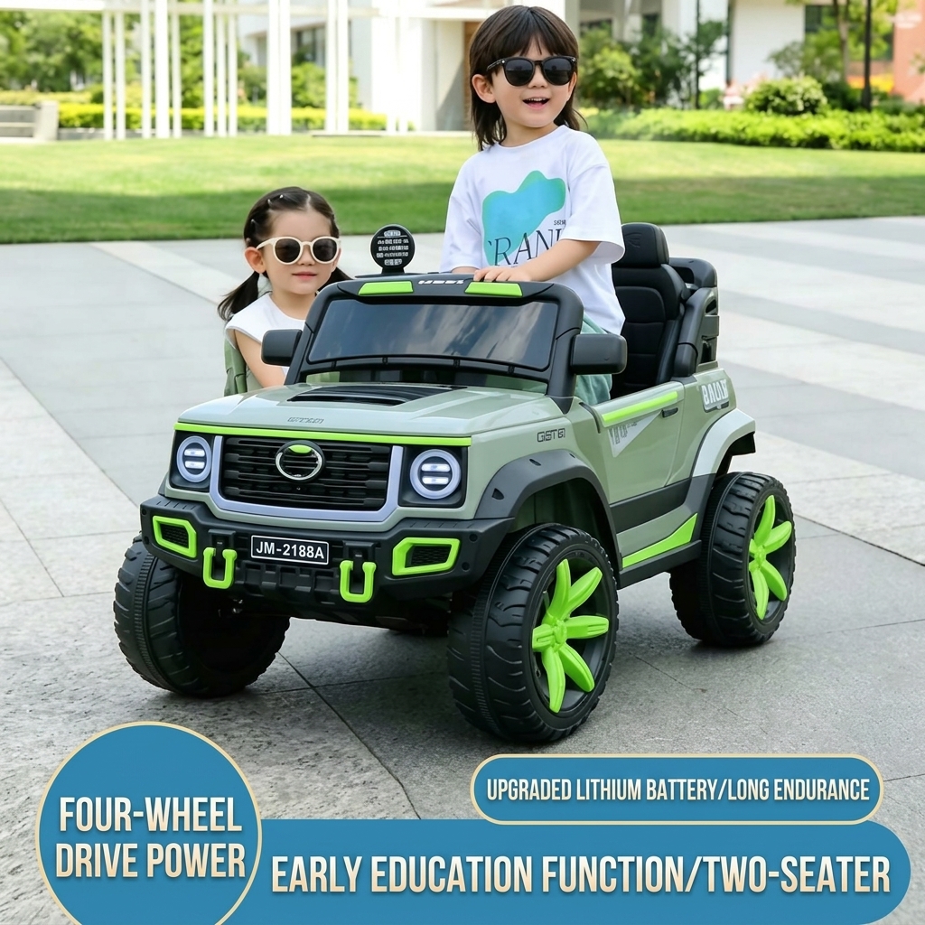 2024 Newcars Heavy Truck Battery Powered Ride-on Car for Kids with MP3 Electric Car with Comfortable Wheels