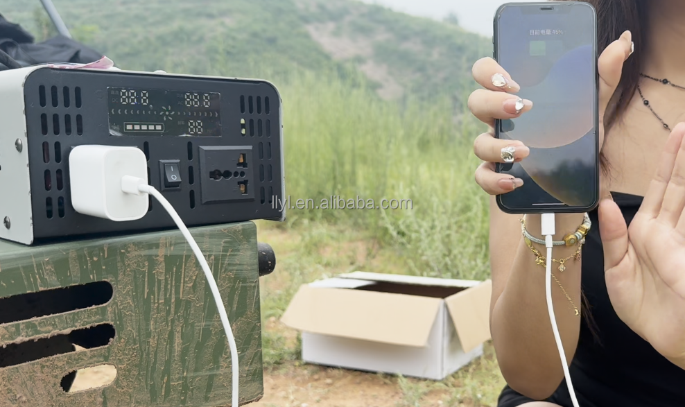 External power supply for vehicles
