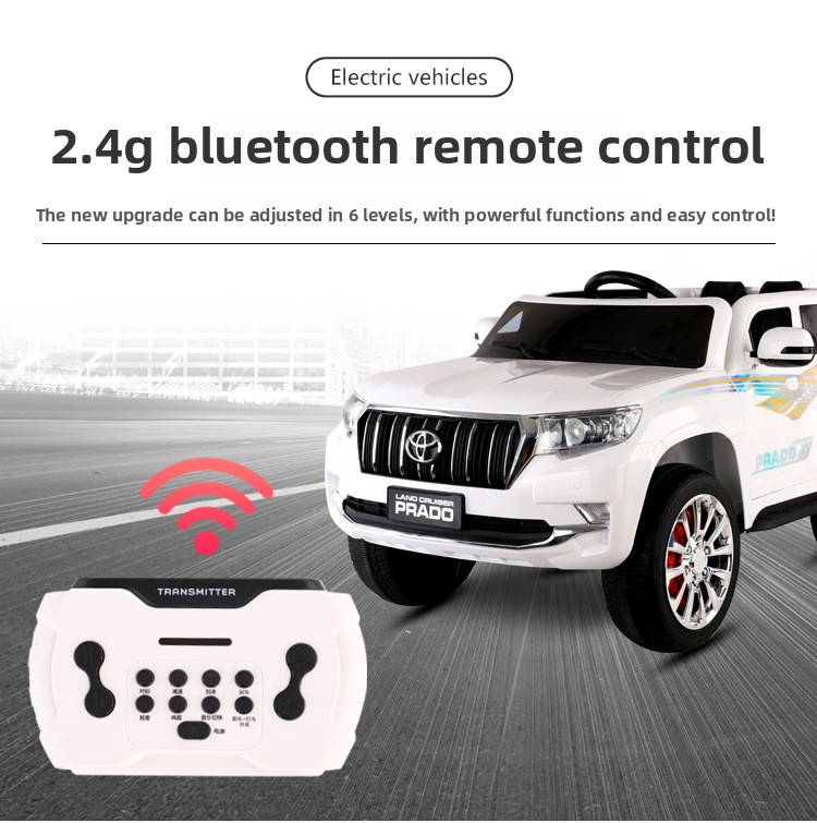 Children's electric car with four wheels that can seat people with remote control four-wheel drive off-road vehicle charging chi