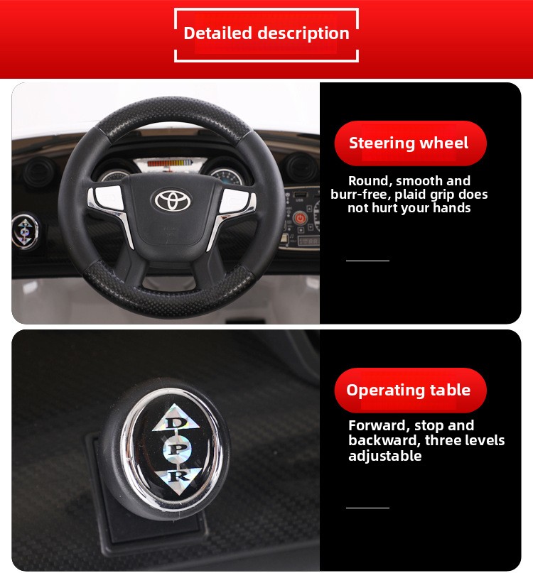 Children's electric car with four wheels that can seat people with remote control four-wheel drive off-road vehicle charging chi