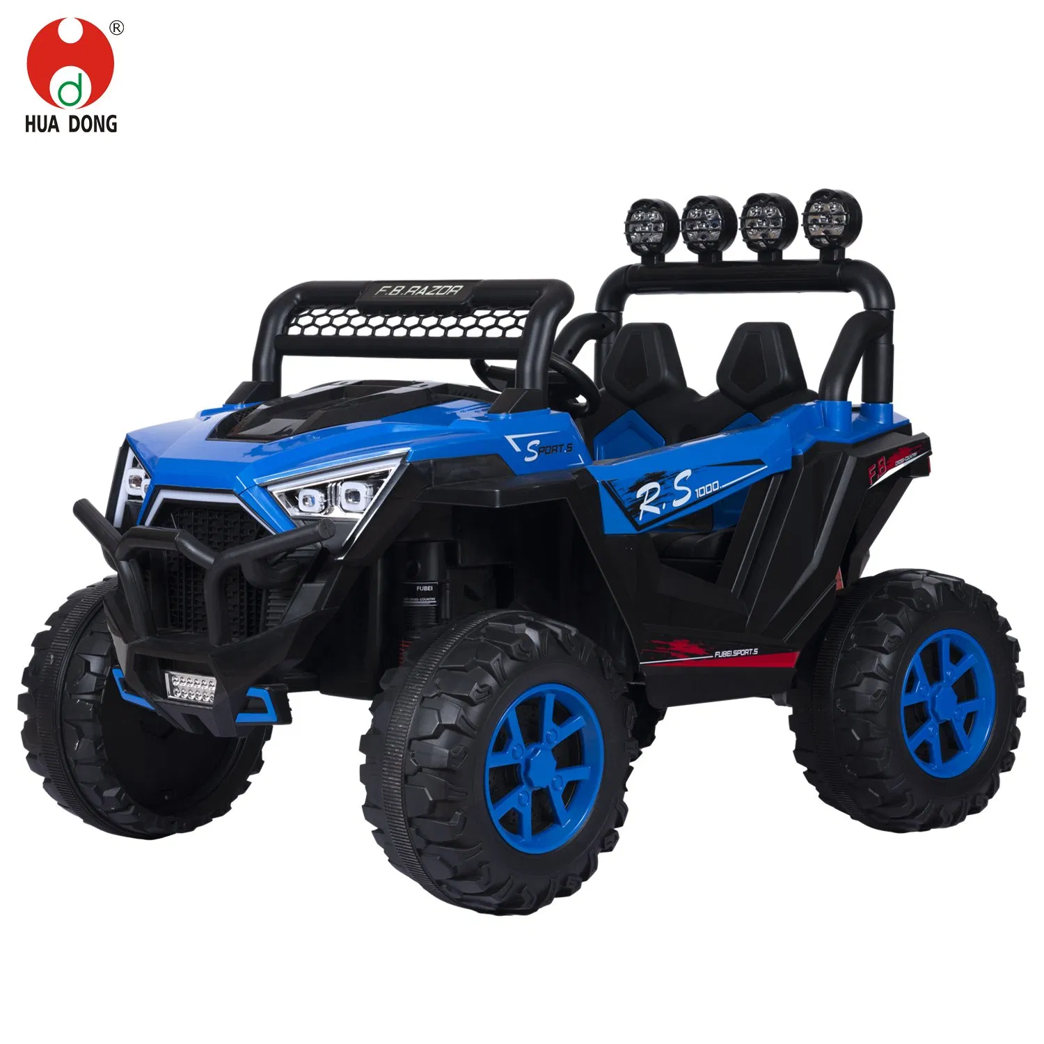 High Quality Car Toys Non-slip Tire Ultra-cool Exterior Multi-functional Early Education Music APP and Controller Double Remote Control Ride On Car Toys
