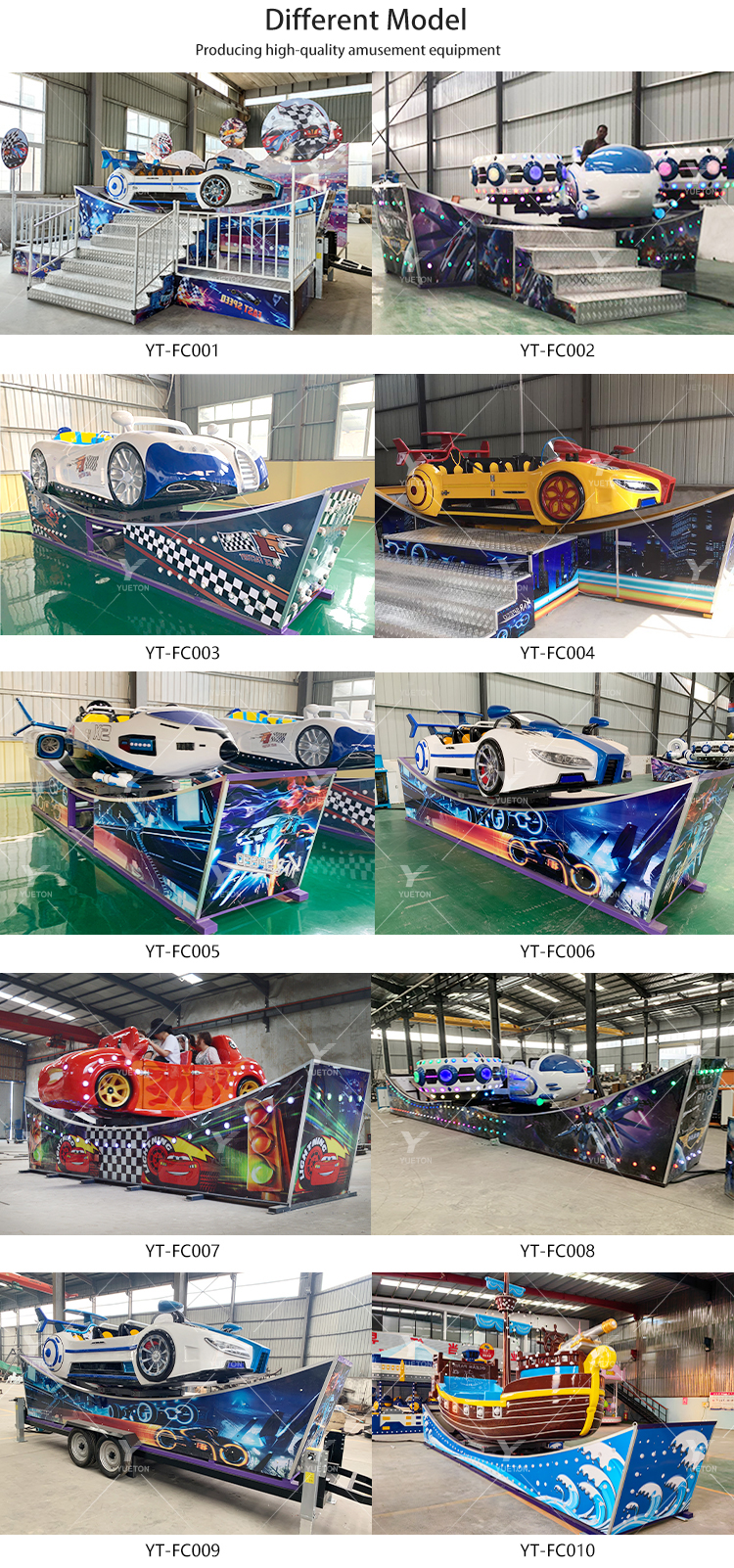 Different Models Display