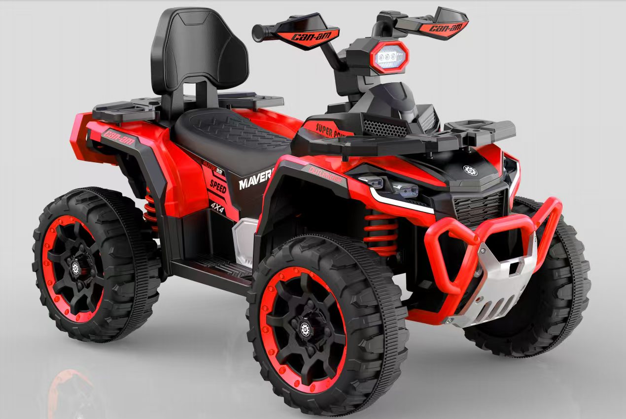 2026 New 12V7AH 4WD Kids Ride on ATV Electric Car Ride on Toy Car for Children with Bottom Lights