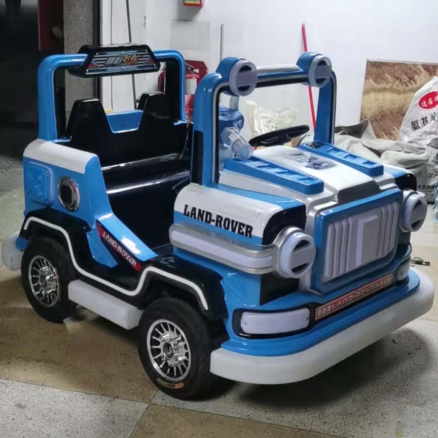 Manufacturer's Indoor/Outdoor Electric Fiberglass SUV Ride-On Children's Adults' Big Wheel Bumper Car Amusement Parks