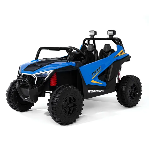 Vintage Kids Car: 2-Seater Electric Ride-on with Bluetooth Fun