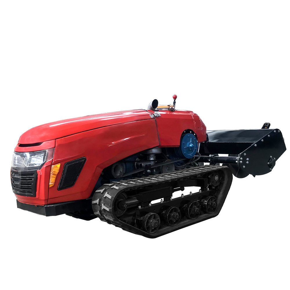CE EPA Certification Ride-on Rotary Tiller for Sale with Five Functions and Electric Start Agricultural Crawler Tractor Rotary