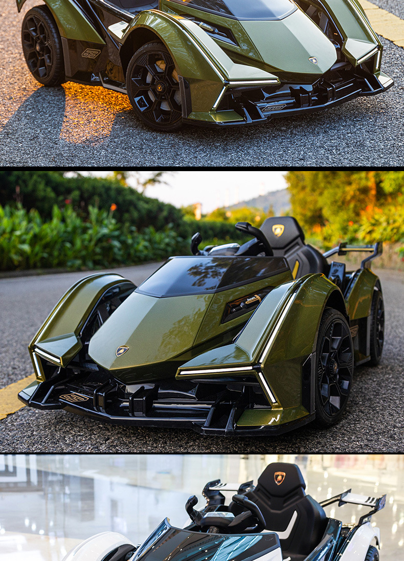 Kids Electric Sports Car Rear Profile