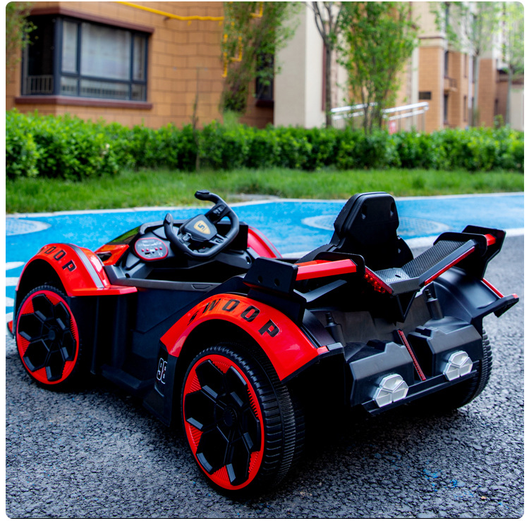 Hot Sale Kids Dual Drive Electric Ride-On Car ABS Material Battery Powered Outdoor Use