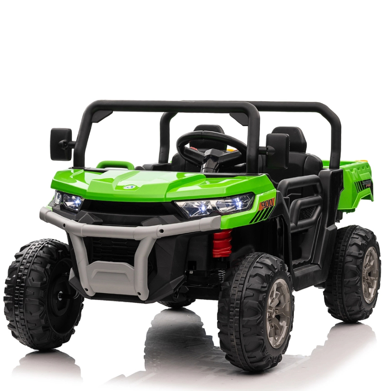 2-seater Children's Electric Plastic Four-wheeled Off-road Ride on Car 12V Battery