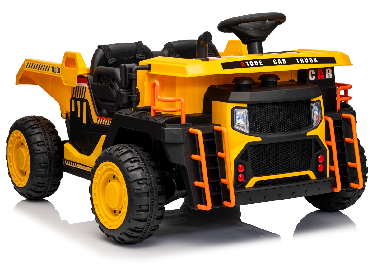 Ride on Dump Truck, Kids Electric Car with Remote Control, Ride on Construction Vehicles with Electric Dump