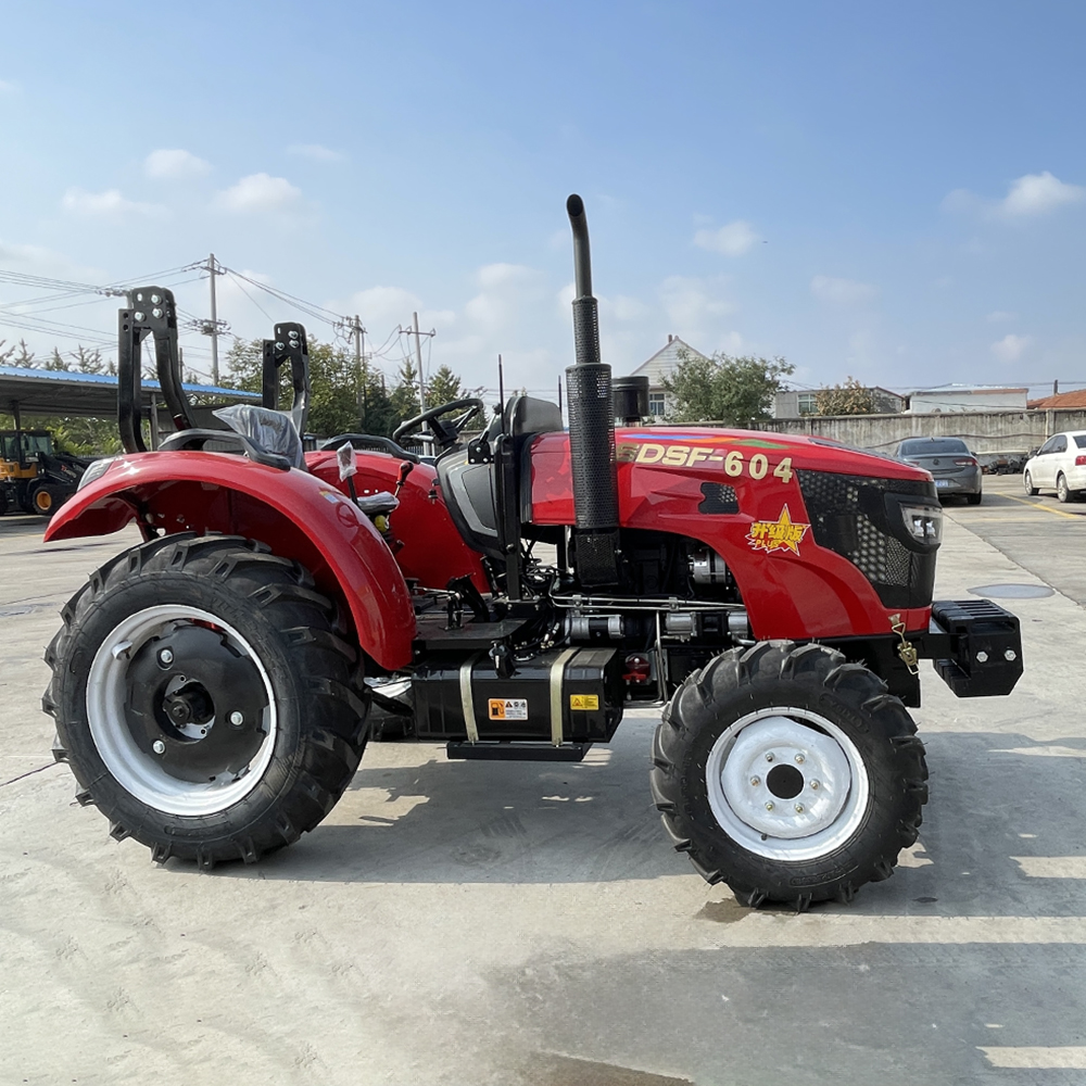 Best Selling 50-100hp Control Multifunction Ride on Chinese Traktor Farm Tiller Wheeled Cultivator Tractors with Track for Sale