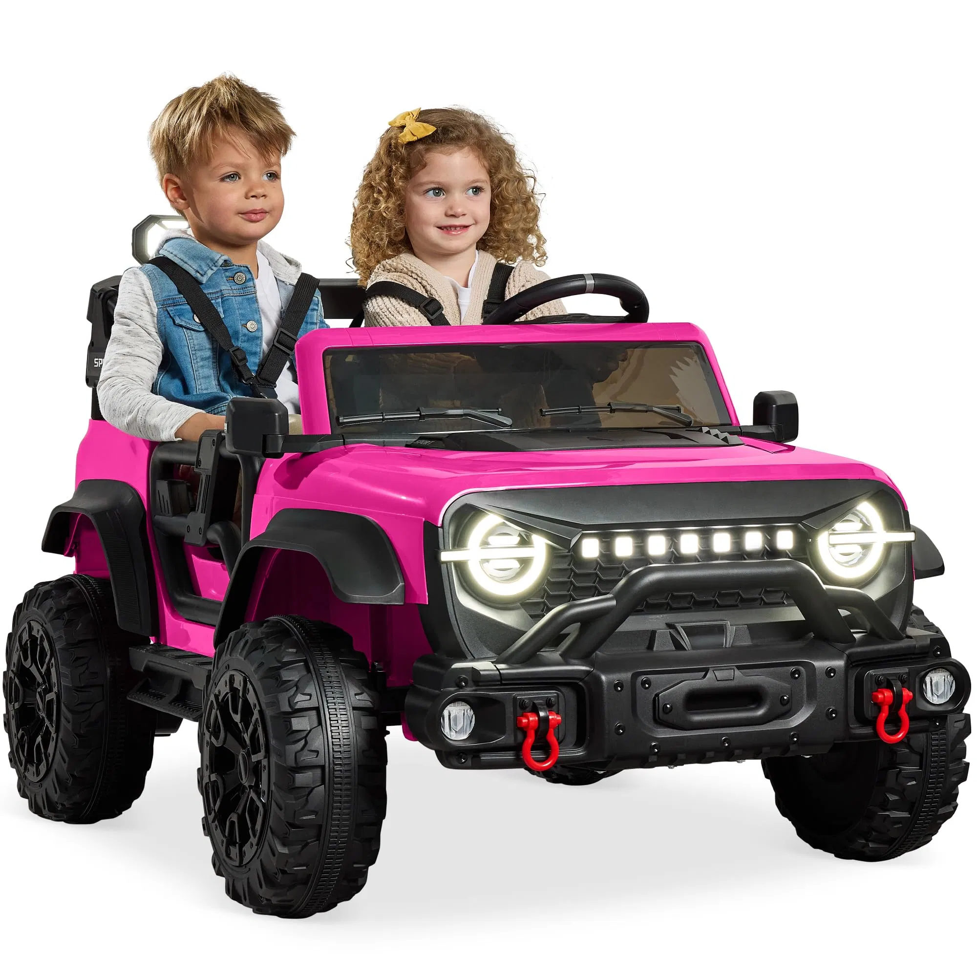 Best Choice Products Kids 24V 2-Seater Electric Ride on Car Truck