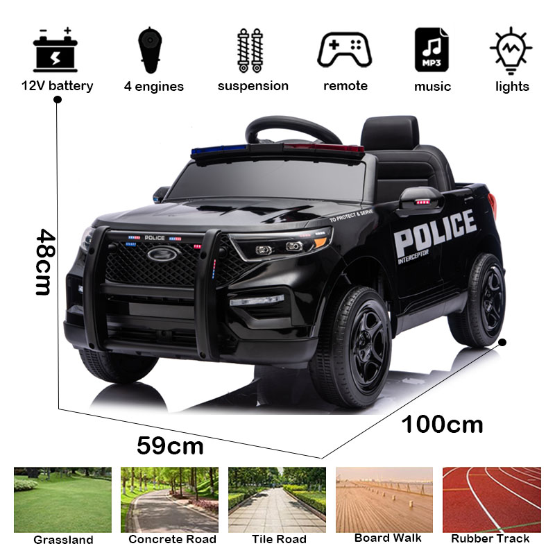 Wholesale Factory Price Licensed 12V Dual Drive with MP3 Player Remote Control Kids Ride on Car
