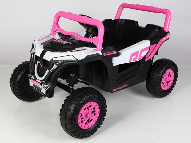 12V 2 Seater Ride on Cars UTV off-Road Kids Electric Vehicles Soft Start Spring Suspension
