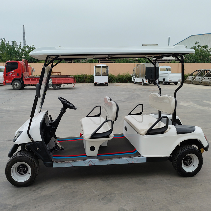 Factory Customized EV Ambulance Off-road Reception Vehicle Patrol Electric Golf Cart Eco-friendly Park Transportation Vehicle