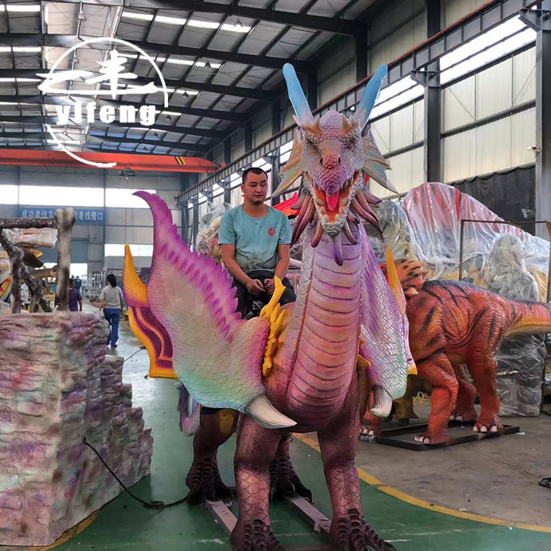 Customized Realistic Animatronic Dinosaur Rides Electric Ride on Dinosaur Rides