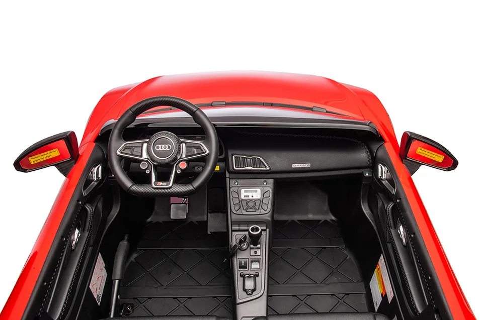 Audi R8 Spyder Licensed 24V Ride on Car side view