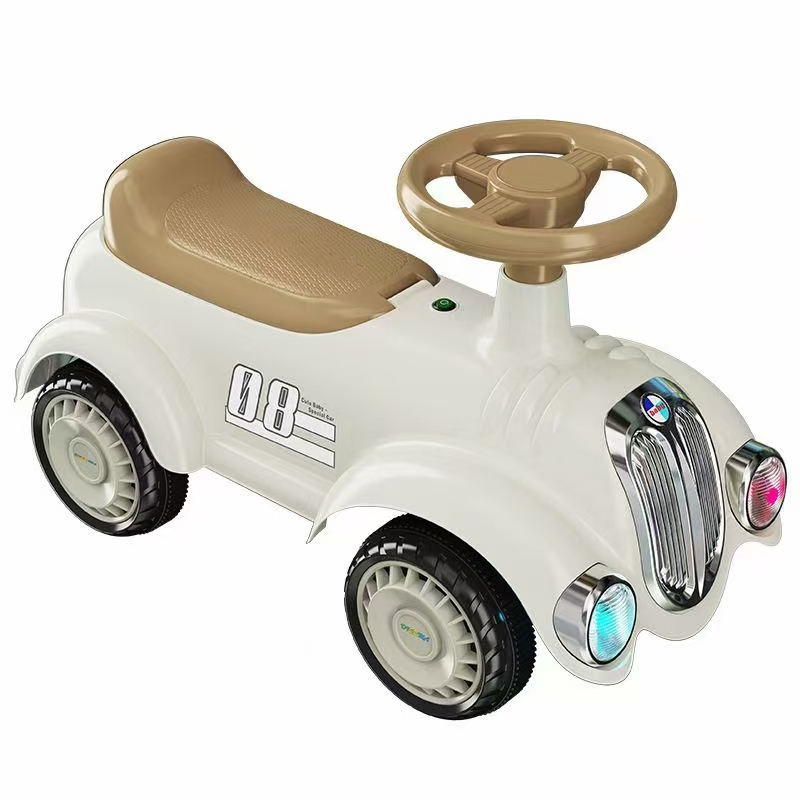 Factory Wholesale Customizable Baby Walker Plastic Car Shape Ride-on Toy for 2 to 4 Years 5 to 7 Years Foot-Powered JHR Brand