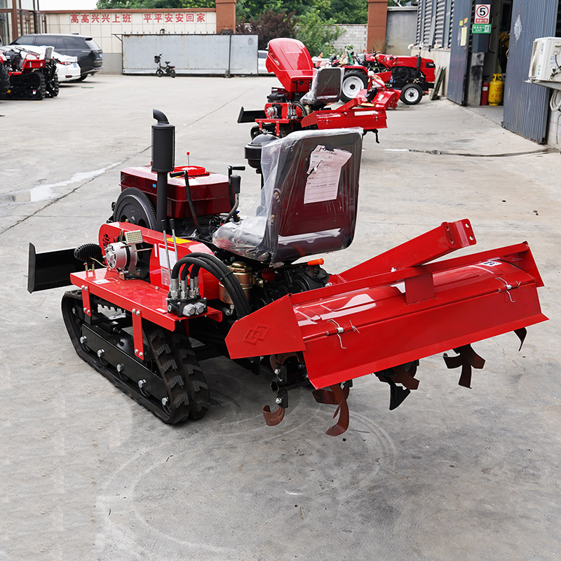 Multi-functional Crawler Tractor &amp; Ride-on Tractor 25-130HP with Rotary Tiller Free Delivery for Agricultural Use