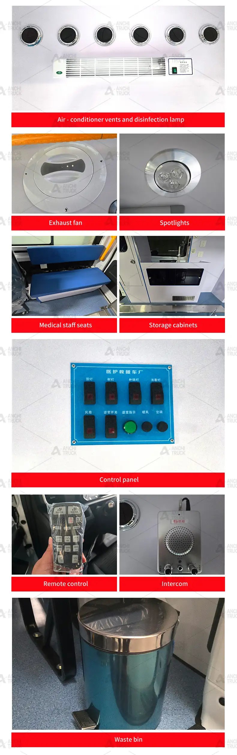Internal Cabin Facilities