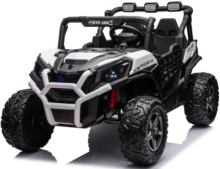 12V Kids Ride on UTV Car W/Parent Remote Control, Spring Suspension, LED Lights, MP3 Port