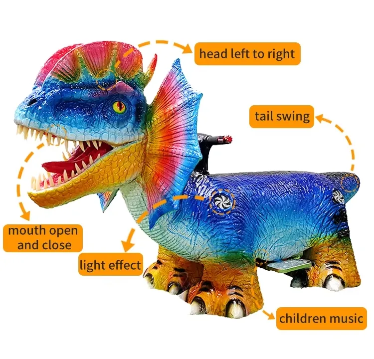 Remote Control Electric Dinosaur Ride-on Vehicle