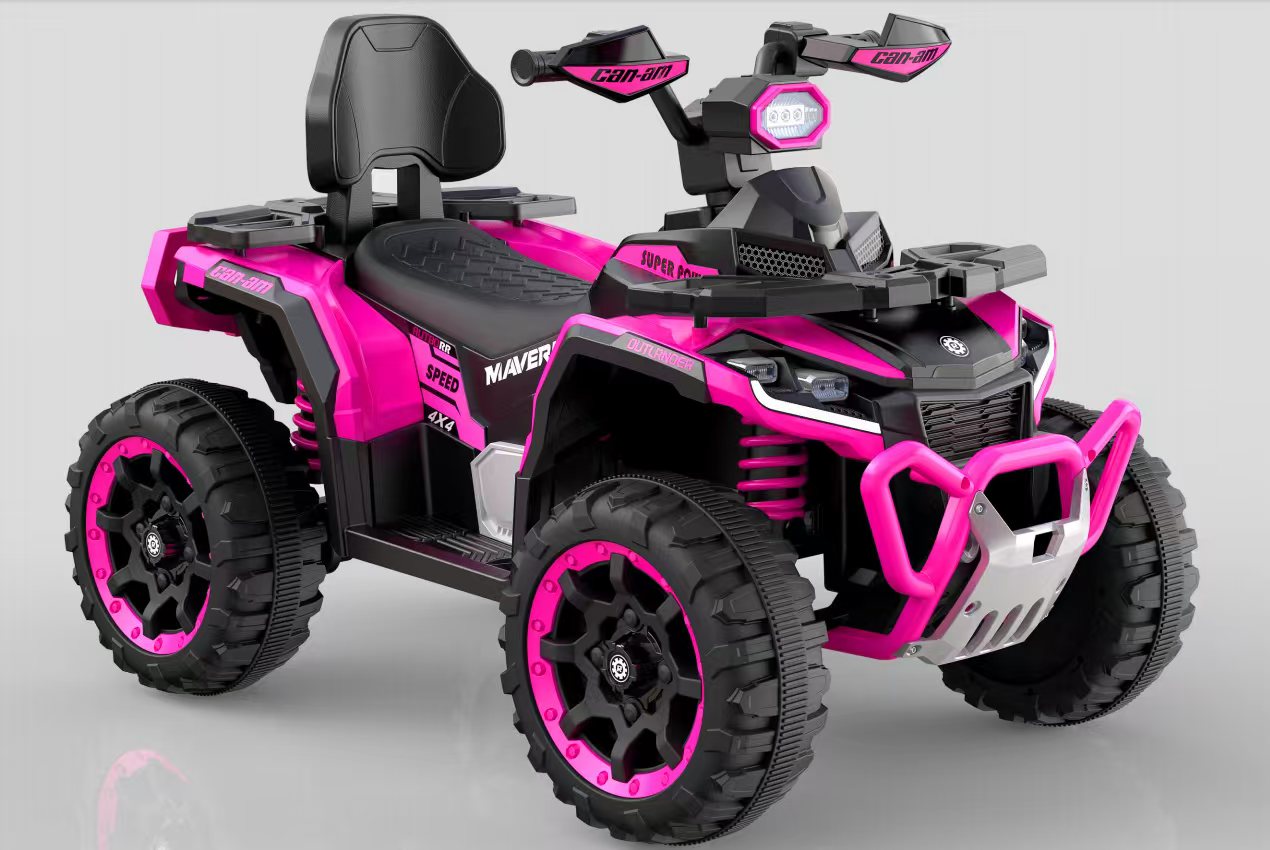 2026 New 12V7AH 4WD Kids Ride on ATV Electric Car Ride on Toy Car for Children with Bottom Lights