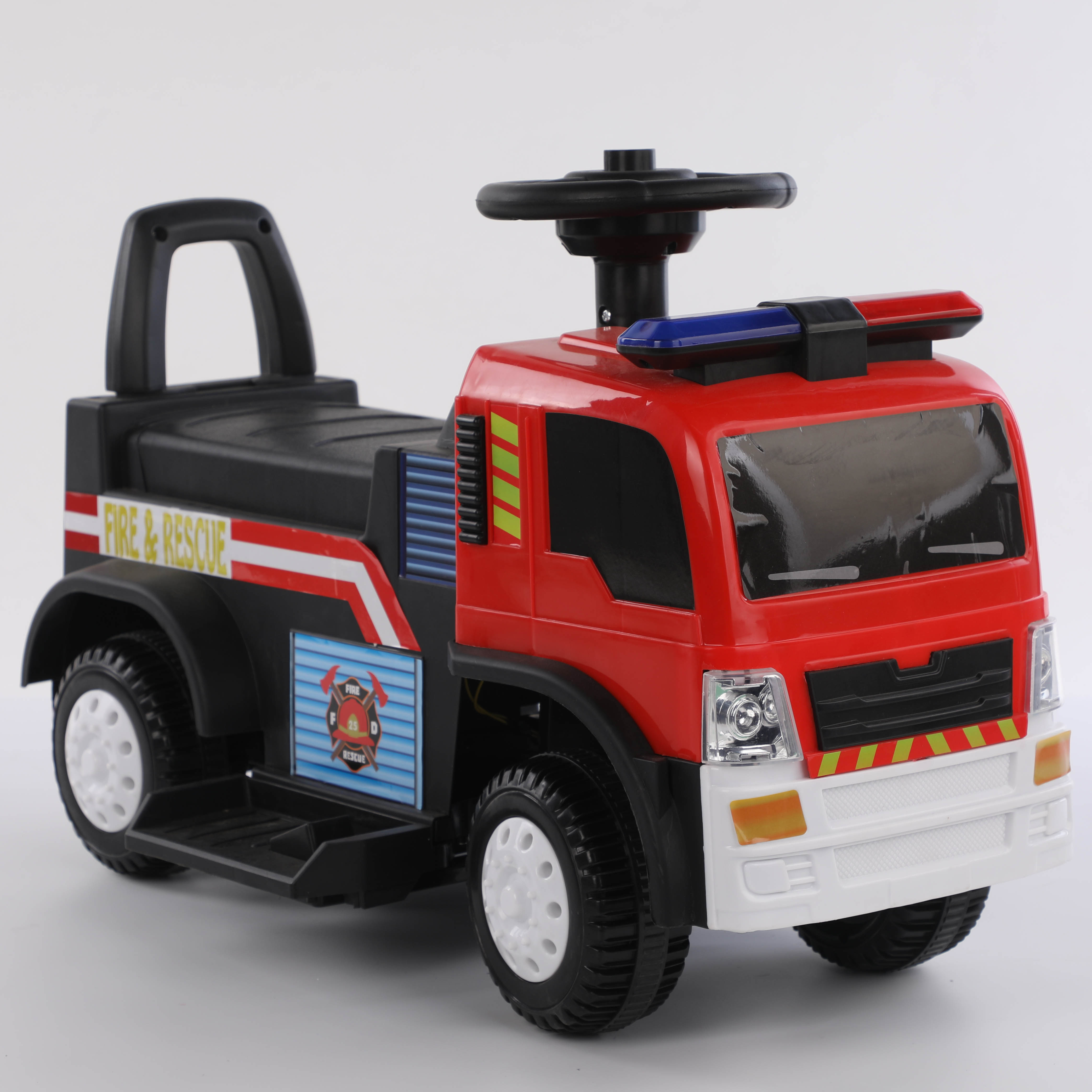Low Price Electric 6V Fire Truck Ambulance Ride-On Baby Toy Car Plastic 2-4 Years