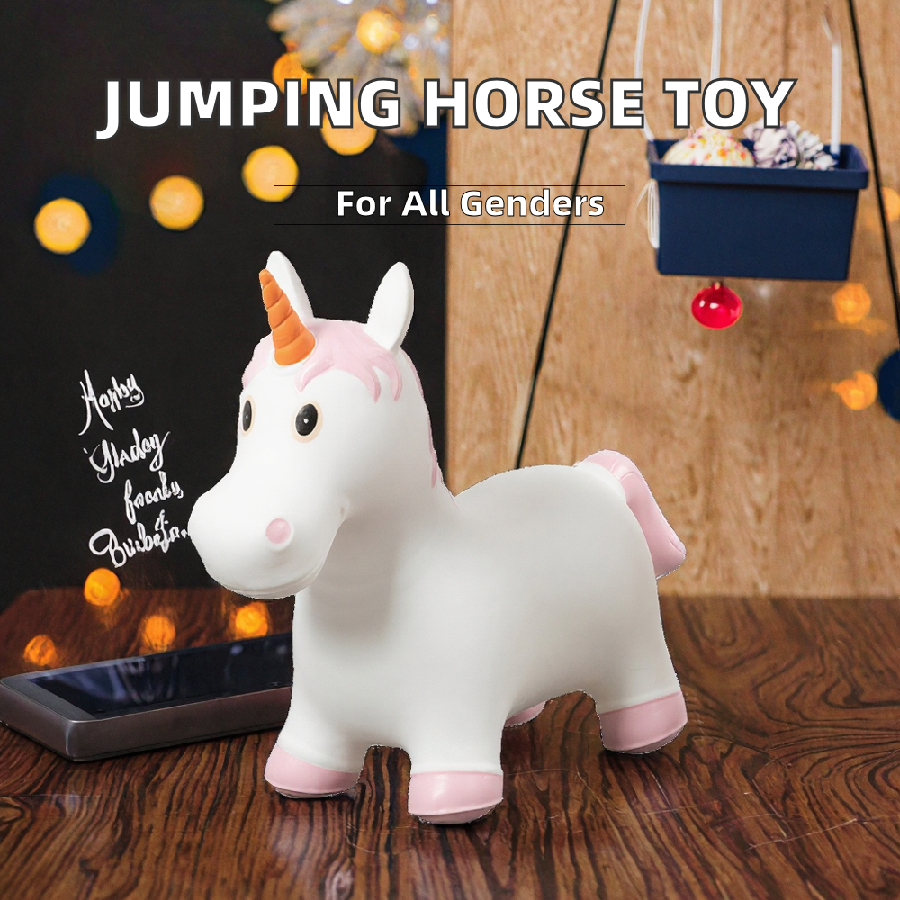 Pvc Material Factory Directly Custom Jumping Ride-on Toys Wholesale Outdoor Inflatable Animal Shape Bouncy Hopper Toy Sets