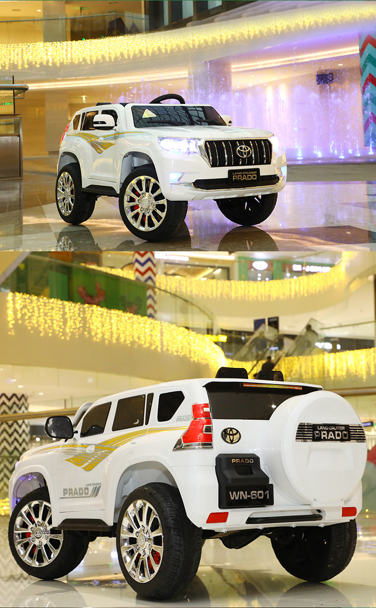Children's electric car with four wheels that can seat people with remote control four-wheel drive off-road vehicle charging chi