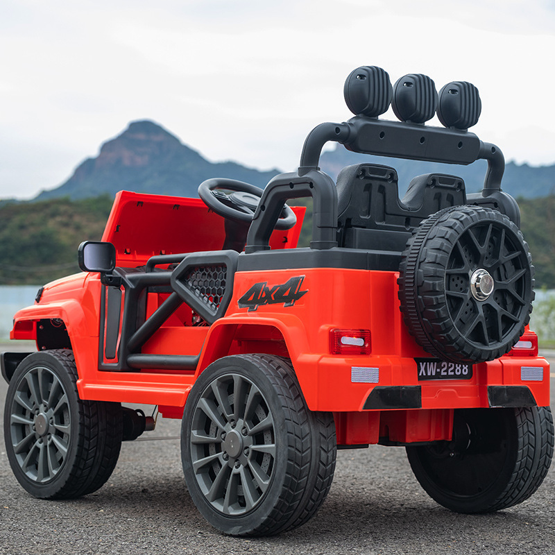 24V Fast Female Electric Toy Car for Toddlers for Kids Boys Truck for The Beach Ride-on RC Cars