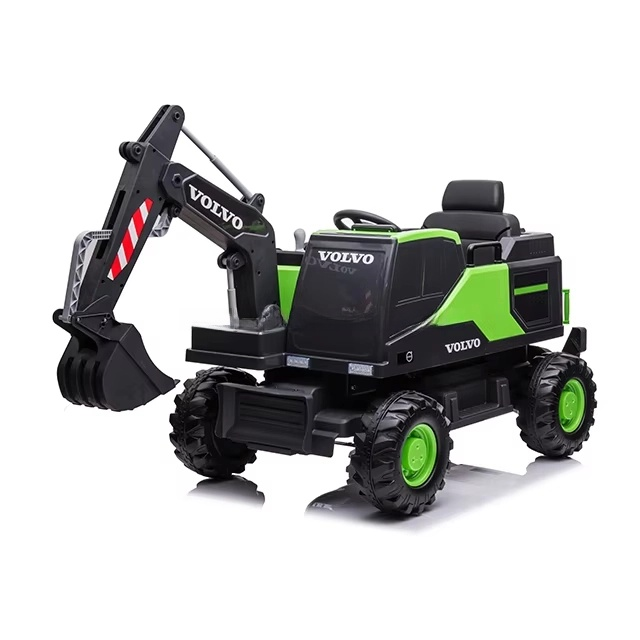 Licensed VOLVO Excavator Kids Ride on Car With Electronic 12V Kids Electric Car Remote Control Truck for Children