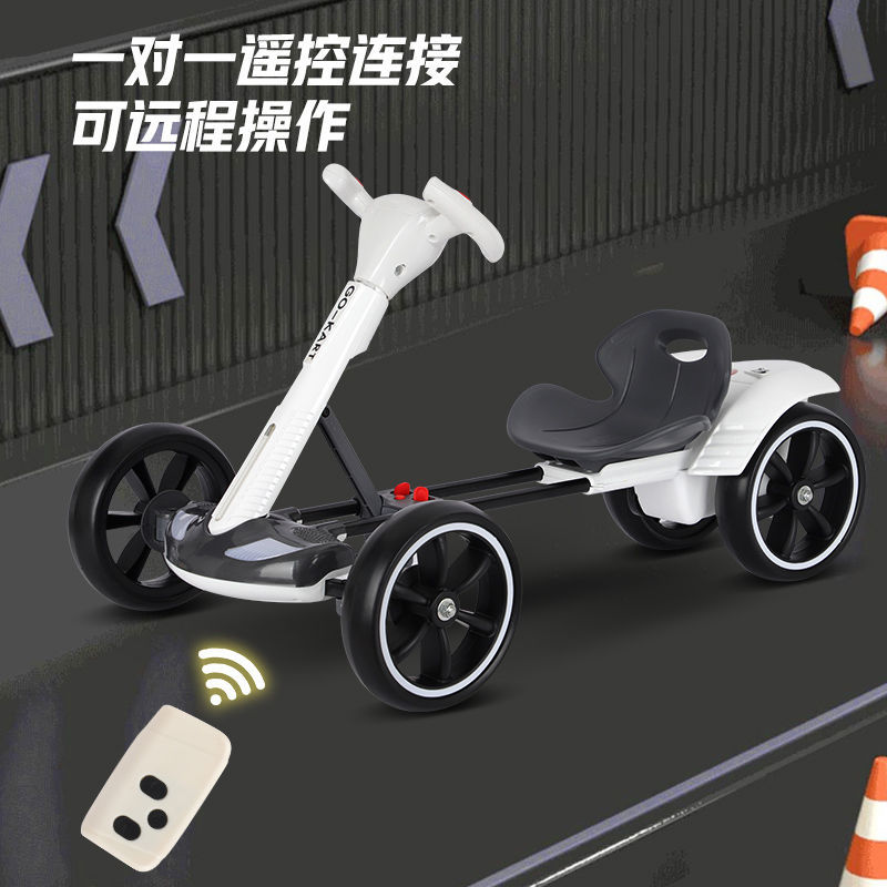New Style Kids Electric Going Kart Ride on Toy Children Electric Car Adult Drift Karts Remote Control Kids Drive Mini Go Karting