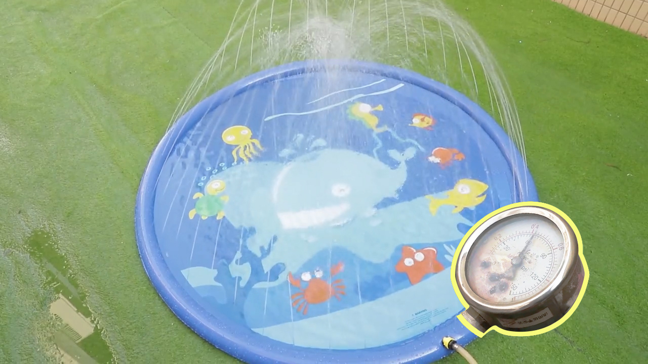 Pressure Test of Splash Pad