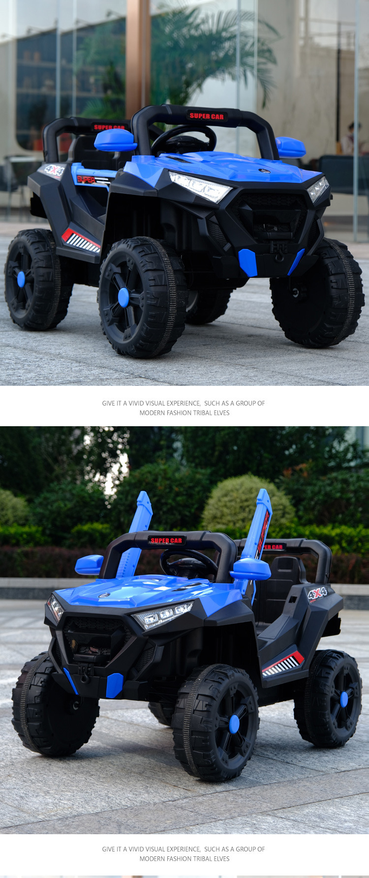 Kids Toy Charging Electric Car Battery Powered Ride on Cars Kids' Off-road Vehicle With Remote Control