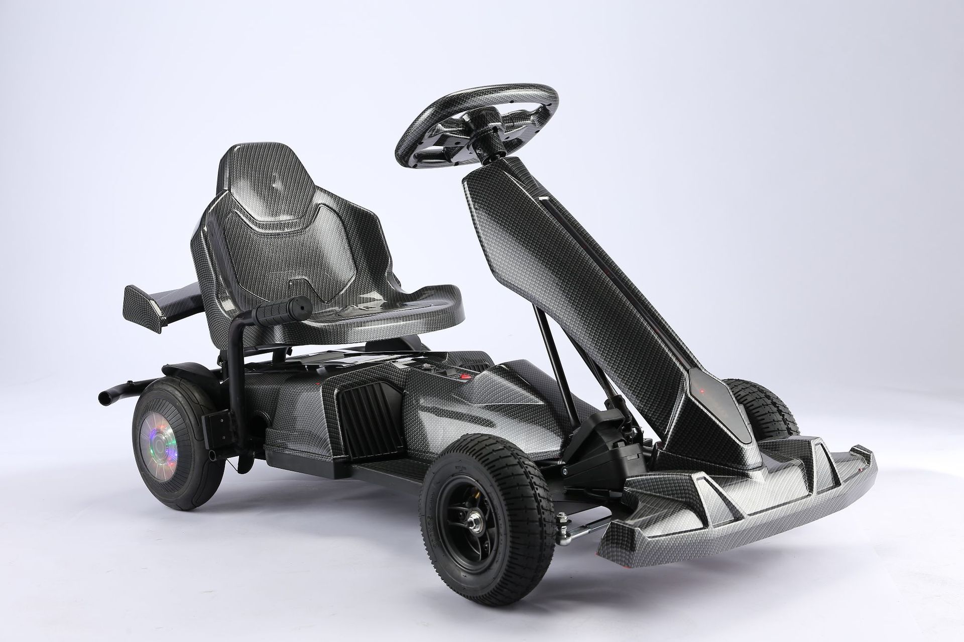 New Kids Adult Electric Kart Ride on Toy Car Four Wheels Go Kart for Carbon Fiber Drift Go Kart