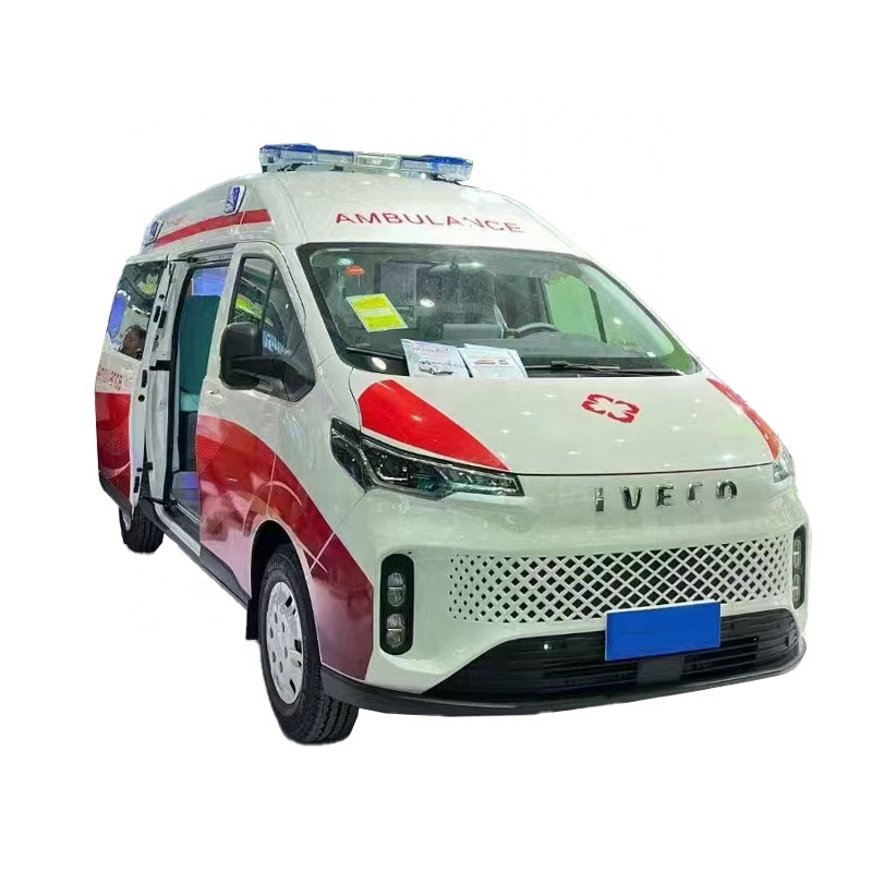 Export 1VEC0 Pure Electric Emergency Vehicle Ward Type Ambulance Van Truck with Basic Life Support