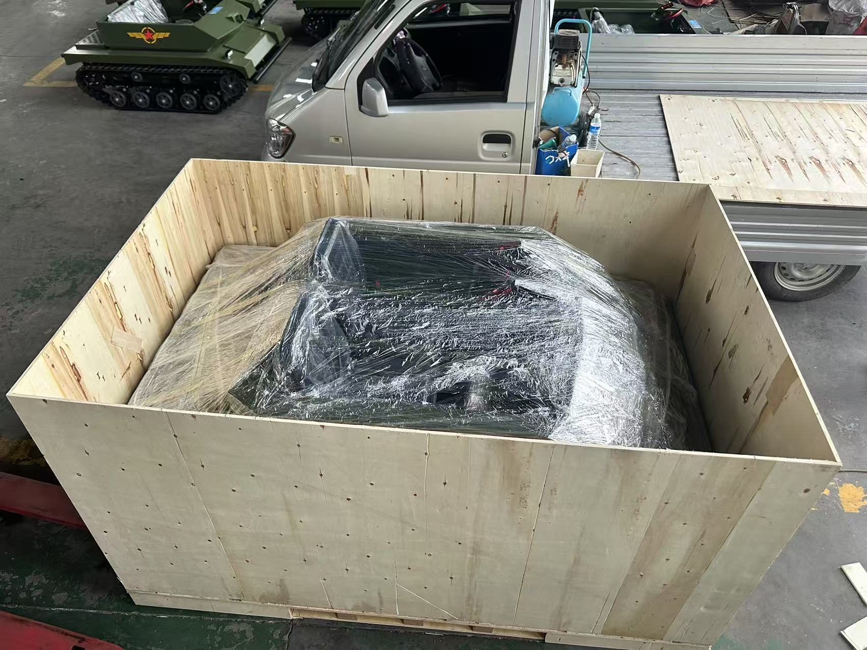 Cling film packaging
