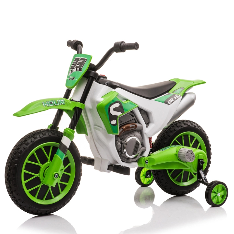 Children's Electric Ride-On Motorcycle for Kids Battery Powered Plastic Construction