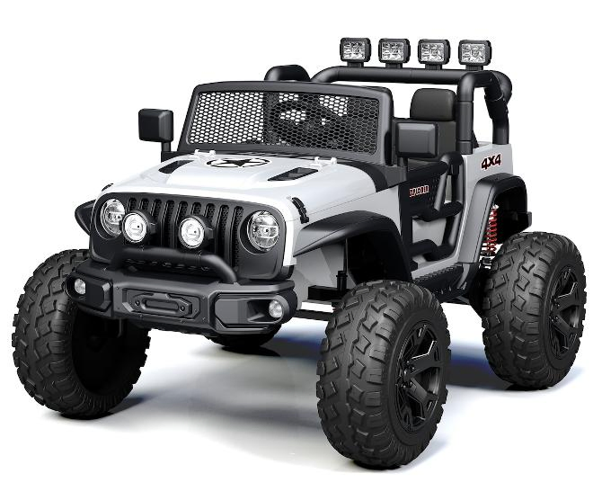 24V 4WD/2WD 4 X 4 Ride on Car, Battery Powered 2 Seater Kids Electric Vehicle Truck Toy Car W/Spring Suspension