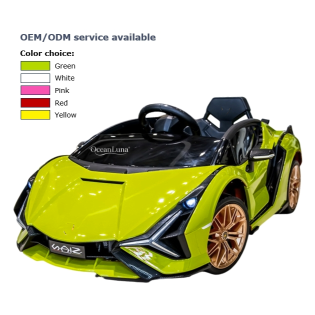 Popular New Fashion 12V New Product Kids Electric Sport Car Children's Electric Car Swing Double Drive Portable BabyToy Car
