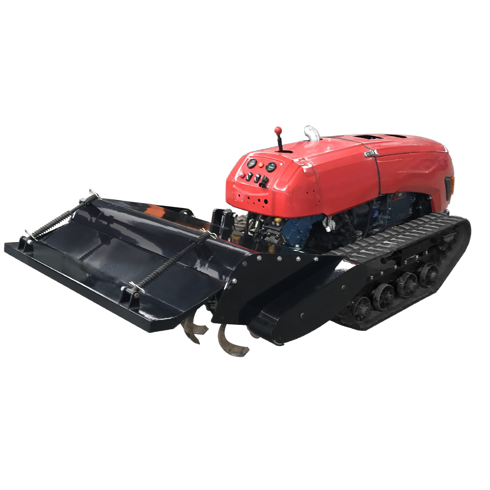 CE EPA Certification Ride-on Rotary Tiller for Sale with Five Functions and Electric Start Agricultural Crawler Tractor Rotary