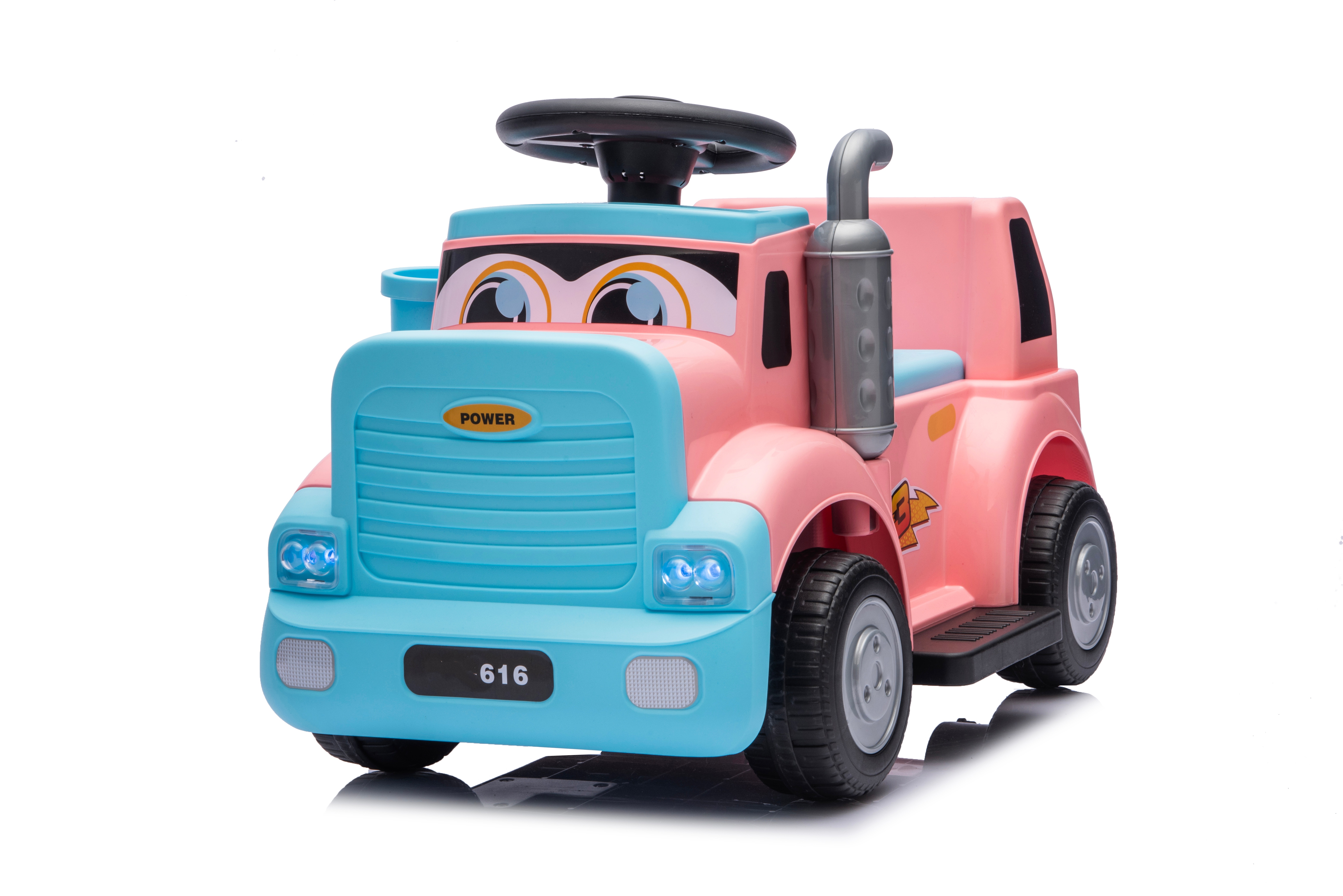Kids Electric Slip Motorcycle Ride-on Toys 2-4 Years Ambulance Fire Truck Steering Wheel ABS 4-Wheel Durable Vehicles 6V4A