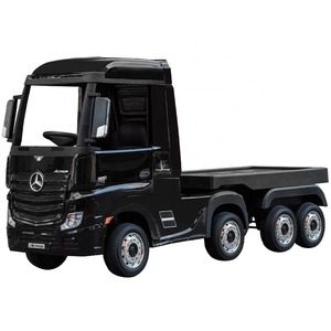 Licensed Ride-on Cars 12v Big Kids Ride on Truck with Remote Control and Trailer Electric Children Car