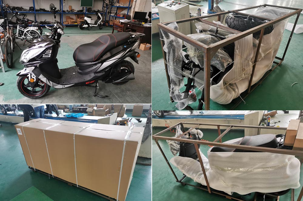 Electric Motorcycle Packing