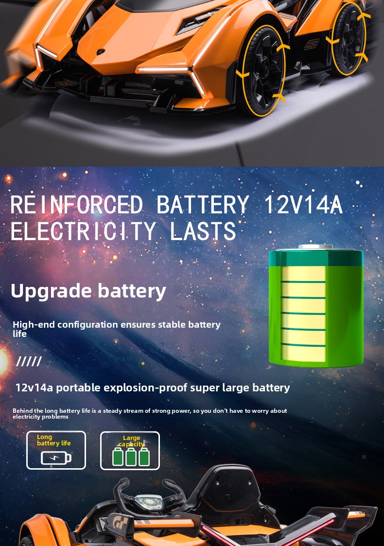 Kids Electric Sports Car Lights