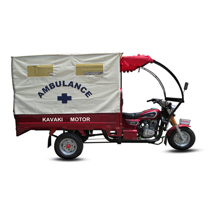 KAVAKI White Ambulance Car Price Reverse Trike Motorcycles / Adult Electric Tricycle for Sales
