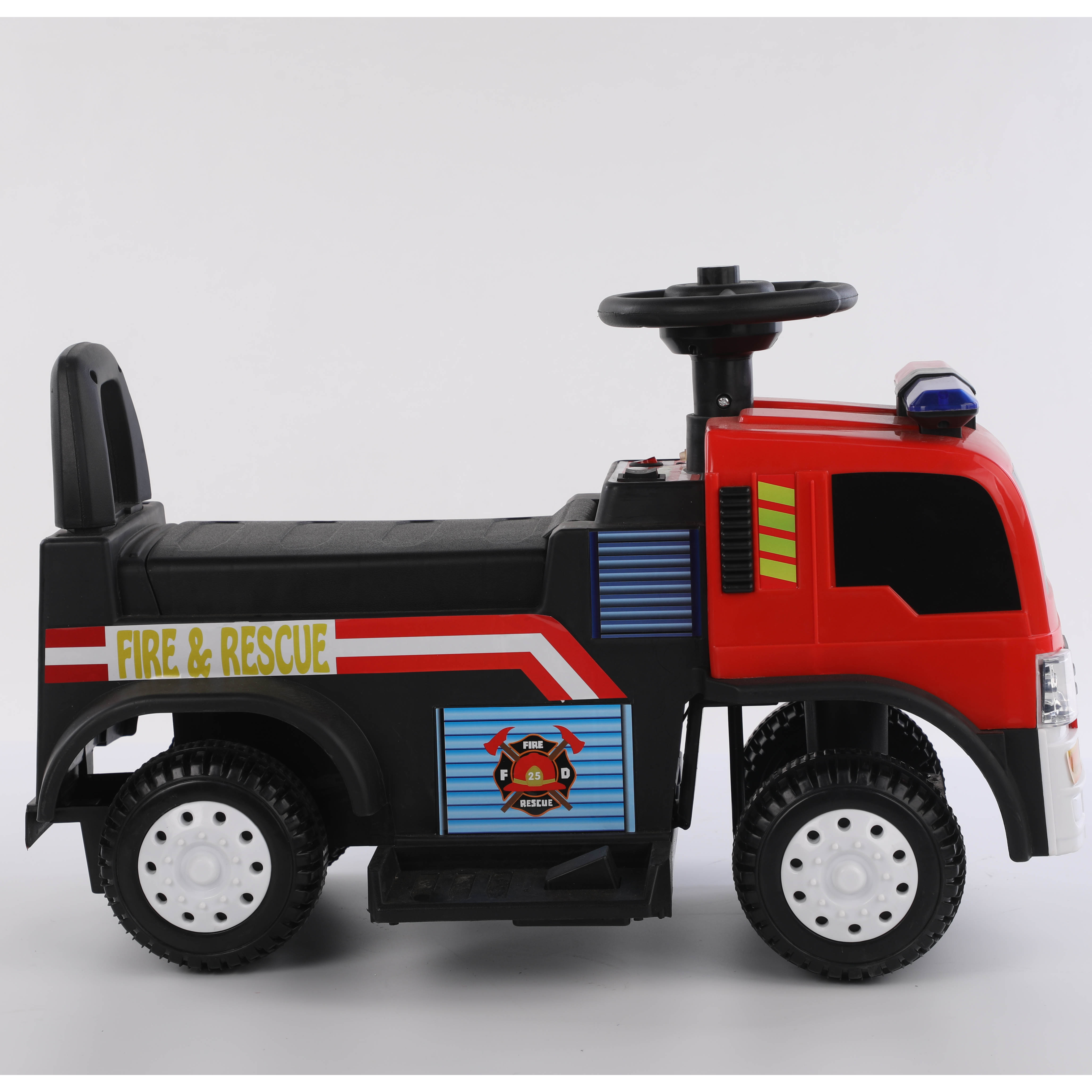 Low Price Electric 6V Fire Truck Ambulance Ride-On Baby Toy Car Plastic 2-4 Years