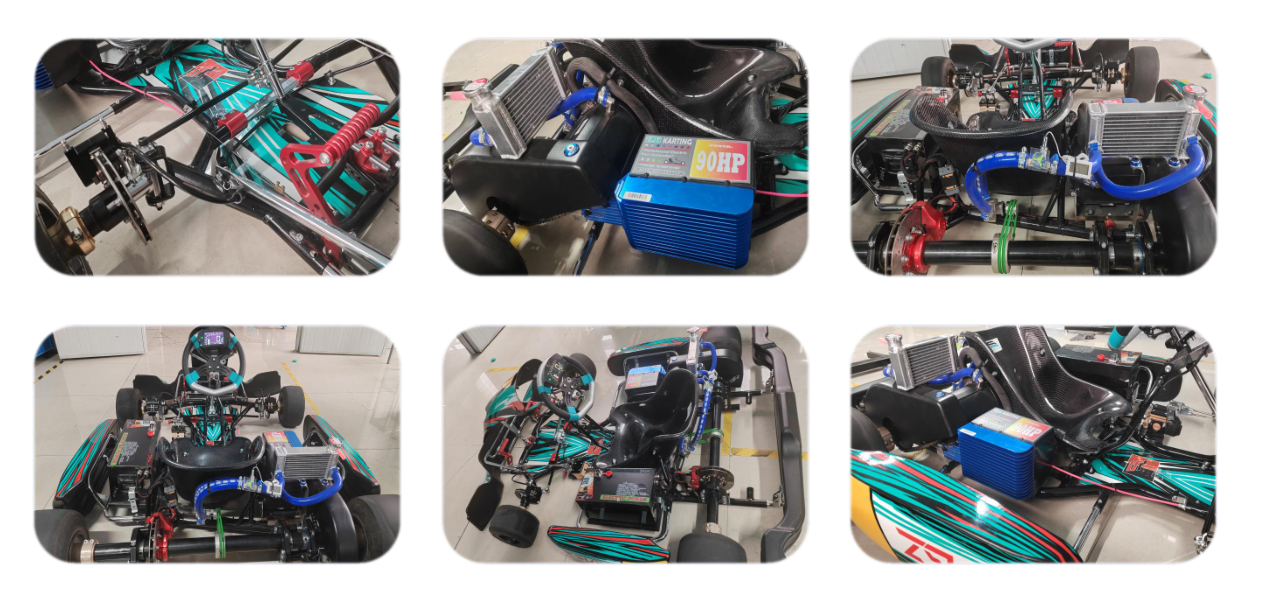 Details of the kart frame