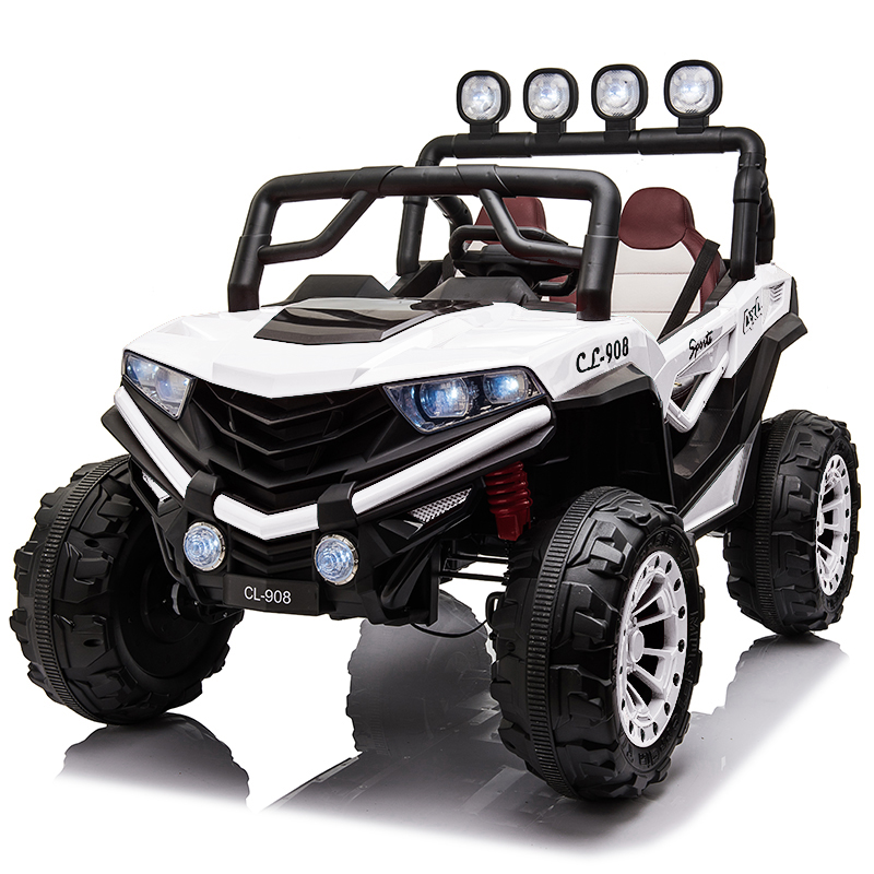 Wholesale 12V Kids Electric UTV Cars Ride on Toy Car Big Wheels Off-Road Vehicle with Bluetooth Music for Boys Girls